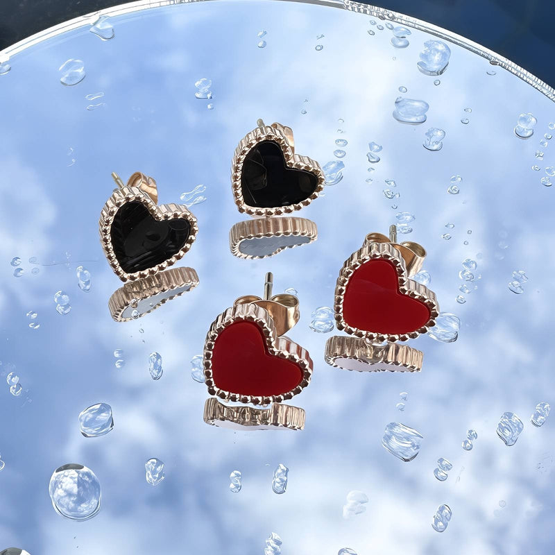 Hearts minđuše | 18K pozlata | Nerđajući čelik 89242-0 - [variant_title] - Minđuše | Contessa Moda