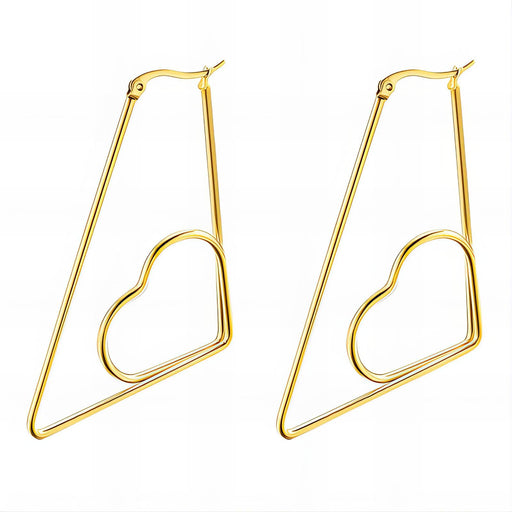 Hearts minđuše | 18K pozlata | Nerđajući čelik 89396-0 - [variant_title] - Minđuše | Contessa Moda