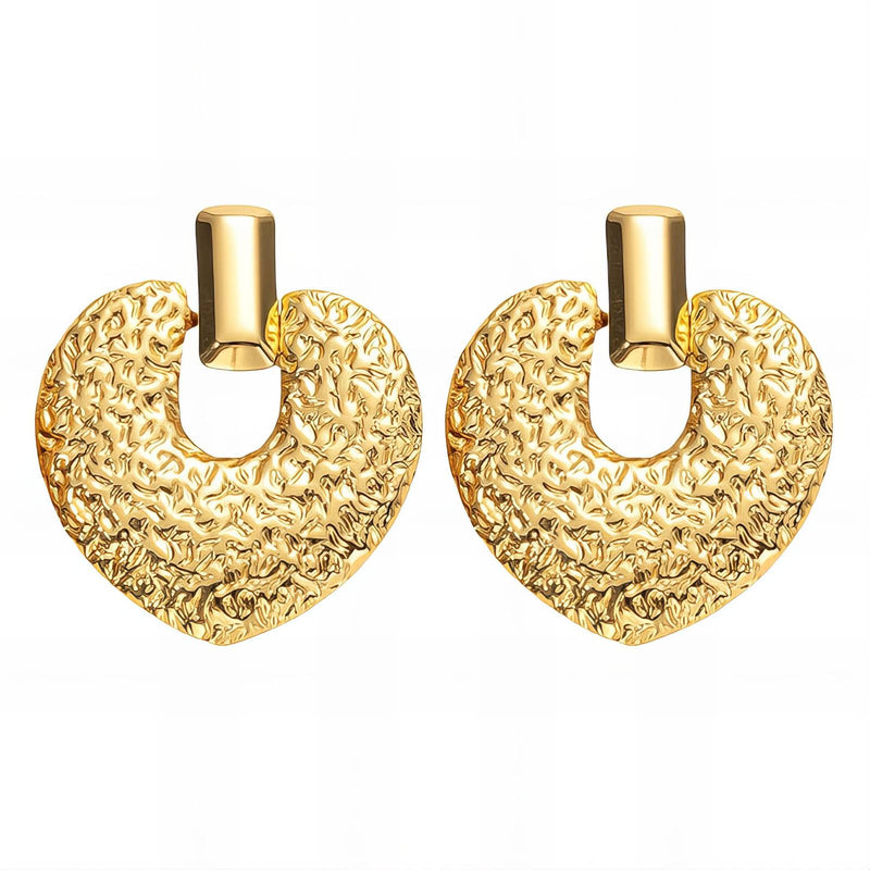 Hearts minđuše | 18K pozlata | Nerđajući čelik 89406-0 - [variant_title] - Minđuše | Contessa Moda