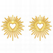 Hearts minđuše | 18K pozlata | Nerđajući čelik 89746-0 - [variant_title] - Minđuše | Contessa Moda