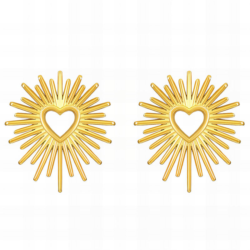 Hearts minđuše | 18K pozlata | Nerđajući čelik 89746-0 - [variant_title] - Minđuše | Contessa Moda