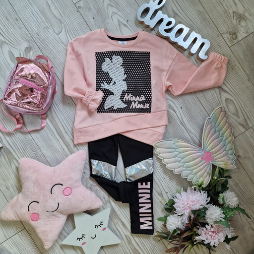 Komplet za devojčice Mini pink-Komplet za devojčice-Tara Kids-Pink duks crne pantalone-3 god-Contessa