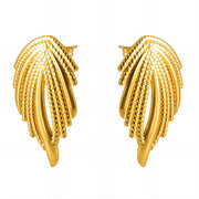 Leafs minđuše | 18K pozlata | Nerđajući čelik 89375-0 - [variant_title] - Minđuše | Contessa Moda