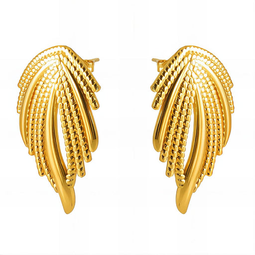 Leafs minđuše | 18K pozlata | Nerđajući čelik 89375-0 - [variant_title] - Minđuše | Contessa Moda