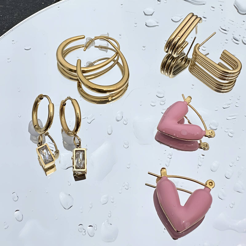 Minđuše |18K pozlata| Nerđajući čelik 87410-0 - [variant_title] - Minđuše | Contessa Moda