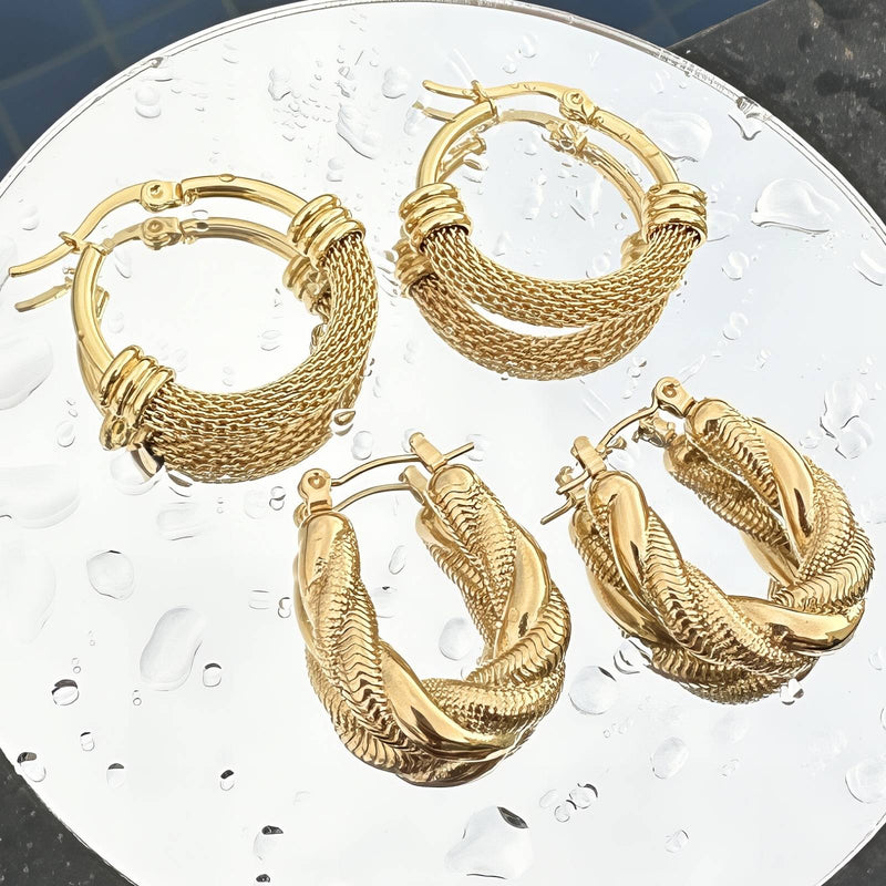 Minđuše |18K pozlata| Nerđajući čelik 88150-0 - [variant_title] - Minđuše | Contessa Moda
