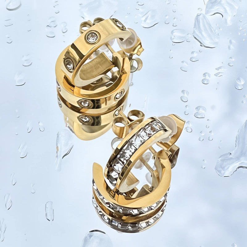 Minđuše |18K pozlata| Nerđajući čelik 88225-0 - [variant_title] - Minđuše | Contessa Moda