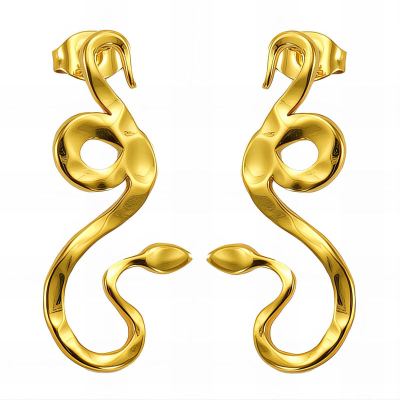 Snakes minđuše | 18K pozlata | Nerđajući čelik 89366-0 - [variant_title] - Minđuše | Contessa Moda
