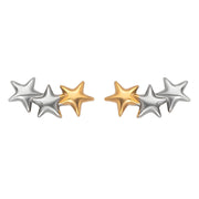 Stars minđuše | 18K pozlata | Nerđajući čelik 88350-0 - [variant_title] - Minđuše | Contessa Moda