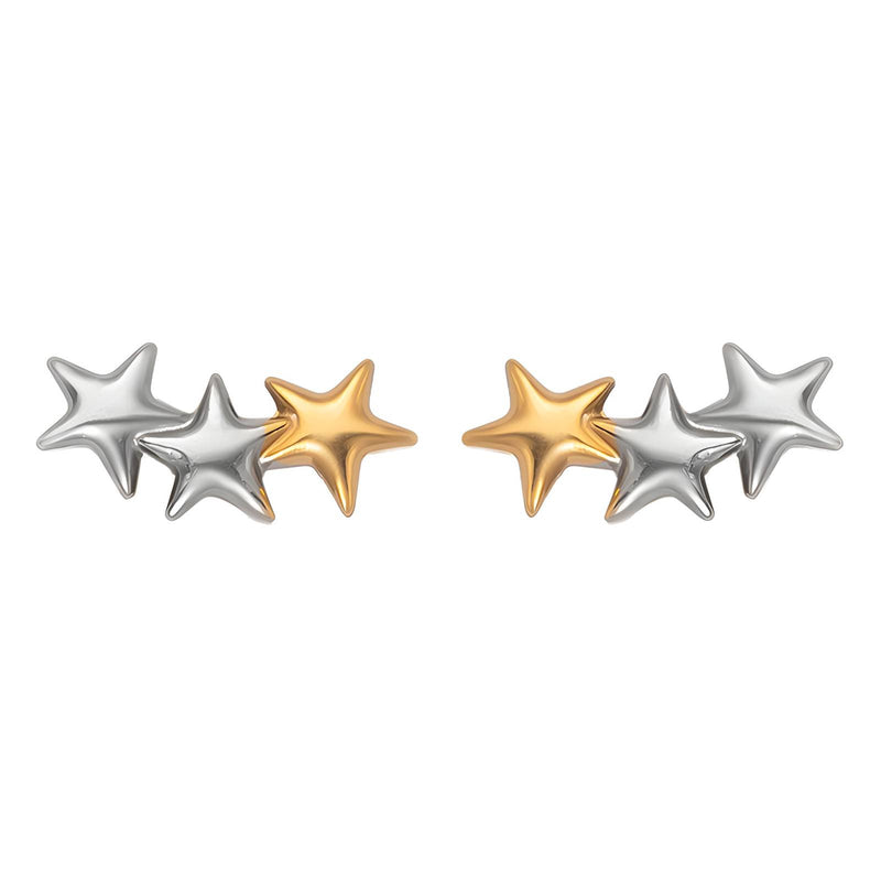 Stars minđuše | 18K pozlata | Nerđajući čelik 88350-0 - [variant_title] - Minđuše | Contessa Moda