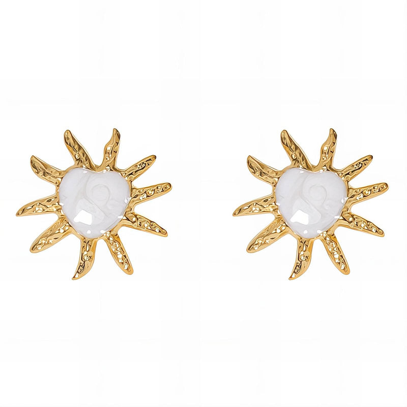 Sun minđuše | 18K pozlata | Nerđajući čelik 88636-0 - [variant_title] - Minđuše | Contessa Moda
