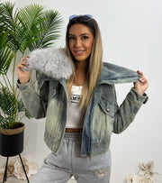 Teksas jakna Irena | Contessa Moda
