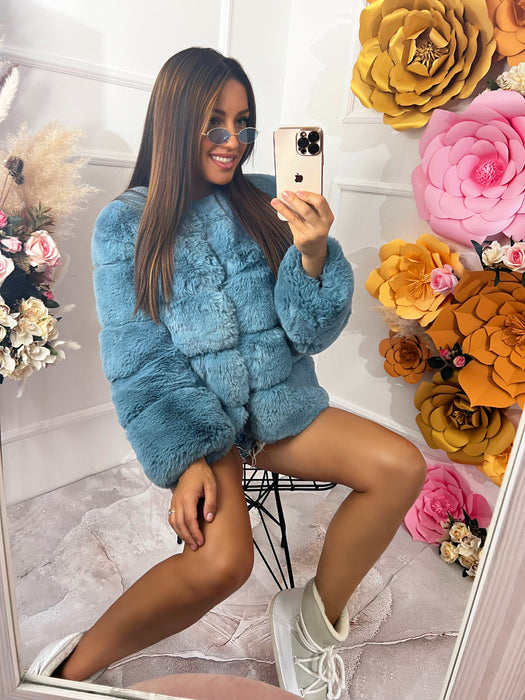 Ženska kratka bunda dugi rukavi Sara 2022