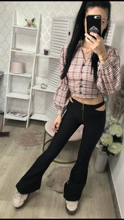 Pantalone Anya-Pantalone-Contessa Moda-Crna-S-Contessa